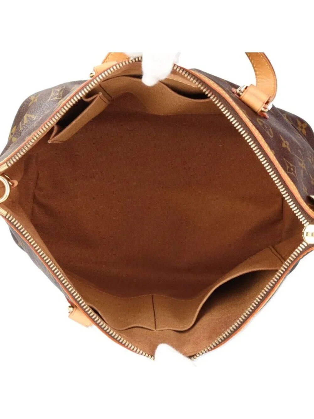 Louis Vuitton Palermo PM Monogram Shoulder Bag Canvas Brown